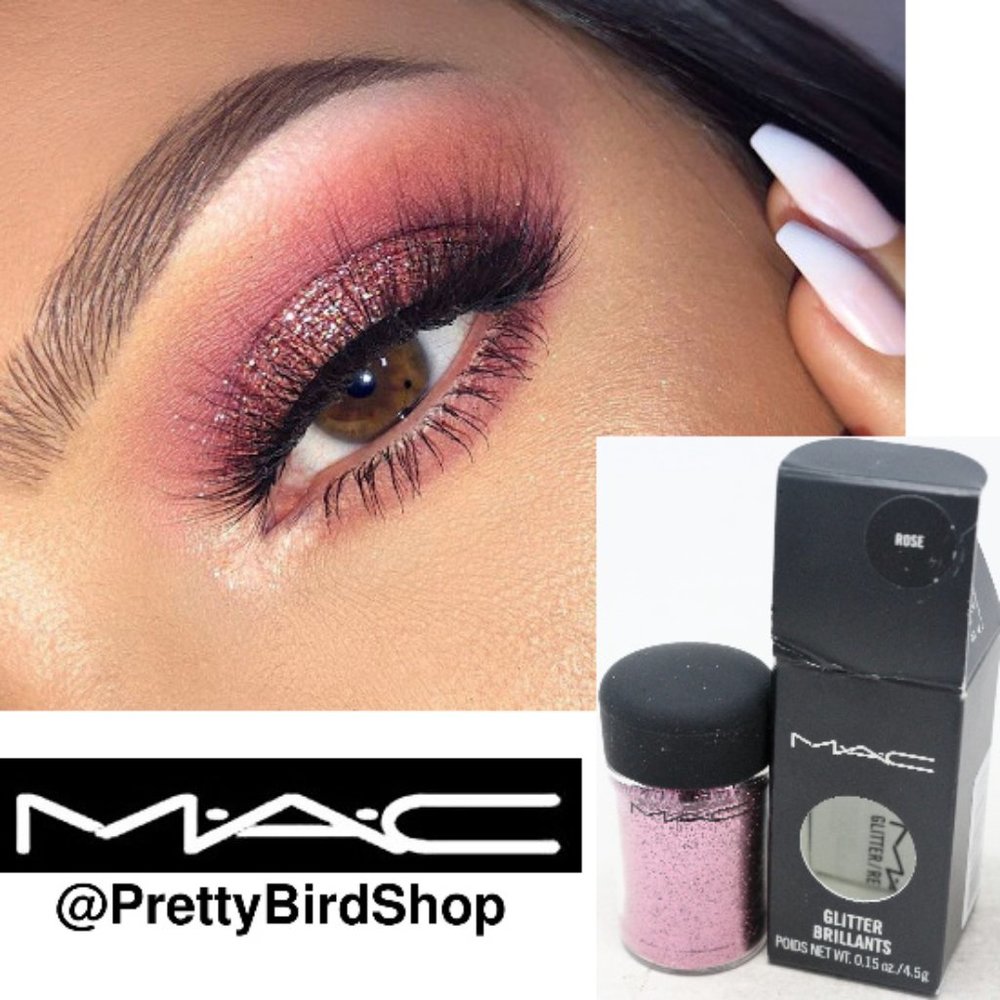 MAC ROSE shadow Glitter NIB Brilliants pigment RARE discontinued last one!